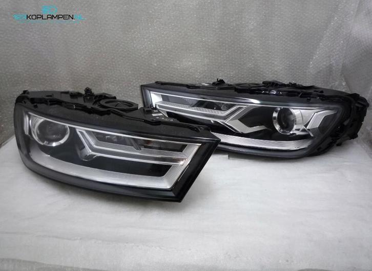 Audi Q7 4M  Bi-Xenon LED koplamp koplampen links rechts, Auto-onderdelen, Verlichting, Audi, Gebruikt, Herkomst onderdeel bekend