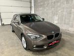 BMW 116d 2014 Faible Km/Full Options, Auto's, BMW, Euro 5, Zwart, Bruin, Leder