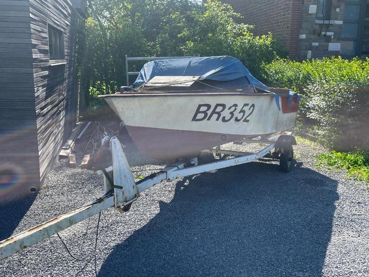 Speedboot, Watersport en Boten, Speedboten, Gebruikt, 3 tot 6 meter, Benzine, Minder dan 70 pk, Polyester, Buitenboordmotor, Ophalen