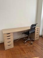 BUREAU Ikea Alex + Lagkapten 200cm SPLINTERNIEUW, Huis en Inrichting, Ophalen, Nieuw, Bureau