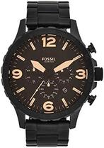 Fossil Nate JR356 Black, Ophalen of Verzenden, Zo goed als nieuw, Polshorloge, Overige merken