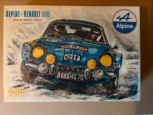 Heller Renault Alpine 1600 S oldtimer, Hobby en Vrije tijd, Modelauto's | 1:24, Zo goed als nieuw, Verzenden