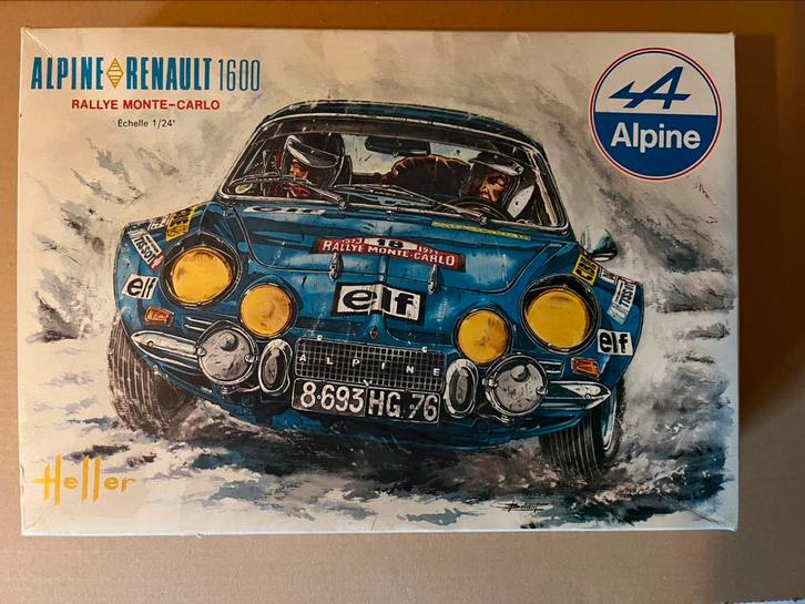 Heller Renault Alpine 1600 S oldtimer, Hobby en Vrije tijd, Modelauto's | 1:24, Zo goed als nieuw, Verzenden