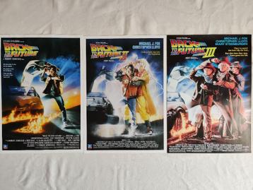 Back To The Future I, II, III Movie Poster A2