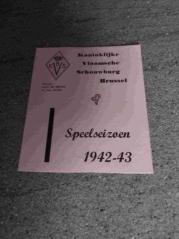 Folder Brussel Vlaanderen Schouwburg Theater Poezië Toneel beschikbaar voor biedingen