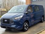 Ford Transit Custom PHEV 227 PK - Dub Cab 6ZIT - NIEUW 0KM, Stof, Blauw, Bedrijf, Hybride Elektrisch/Benzine