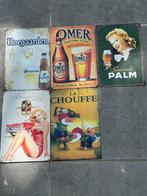5 plakkaten / bier borden 20x30 cm, Verzamelen, Ophalen of Verzenden, Zo goed als nieuw, Overige typen, Overige merken