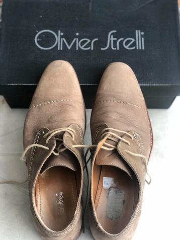 Herenschoenen maat 45 van het merk Olivier Strelli, Bruin, Ophalen of Verzenden, Olivier Strelli, Gedragen