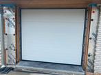 Garagepoort sectionaal crème/wit 240cm(B)x212,5cm(H) dagmaat