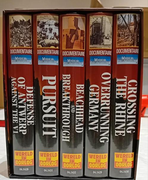 5 delige Documentaire ww2. VHS ●zie beschrijving ●, Cd's en Dvd's, VHS | Film, Zo goed als nieuw, Ophalen of Verzenden