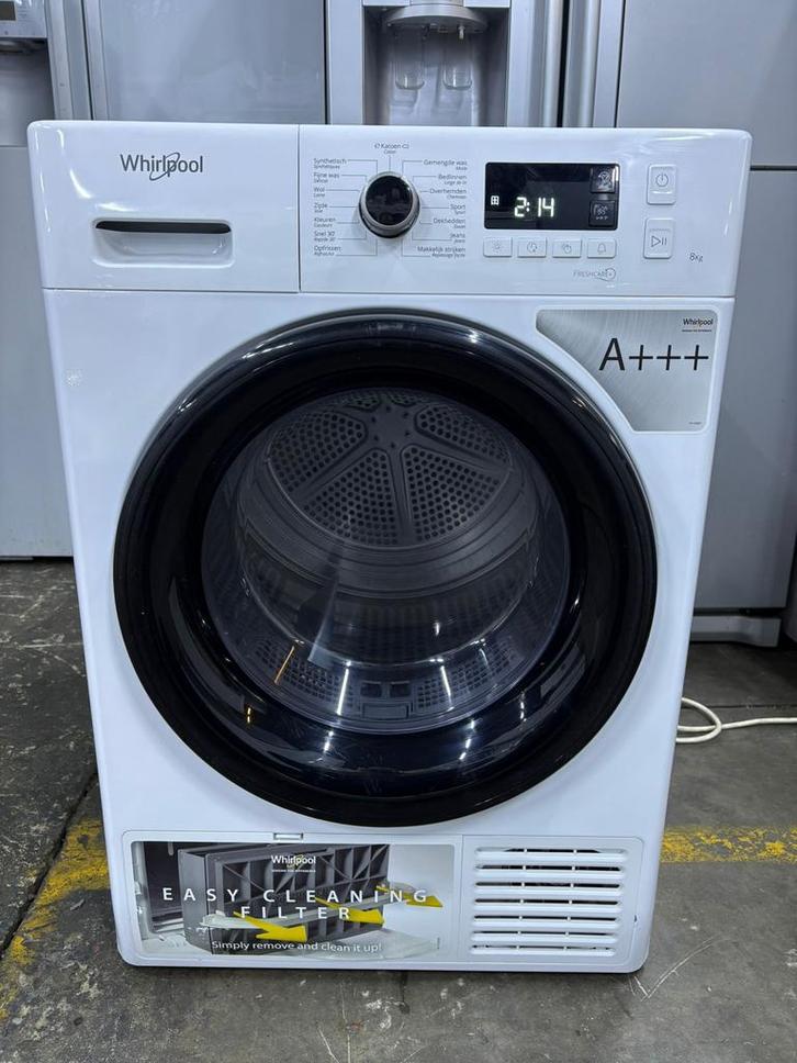 Droogkast Whirlpool A+++ 8 Kg met GARANTIE €220, Electroménager, Sèche-linge, Comme neuf, À condensation, Enlèvement ou Envoi