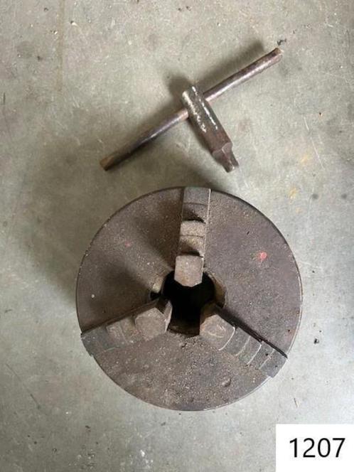 1207. Klauwplaat / drieklauw / vierklauw, Doe-het-zelf en Bouw, Gereedschap | Machine-onderdelen en Toebehoren, Gebruikt, Ophalen