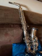 Alt sax zilver met koffer, Muziek en Instrumenten, Blaasinstrumenten | Saxofoons, Ophalen of Verzenden, Zo goed als nieuw, Alt