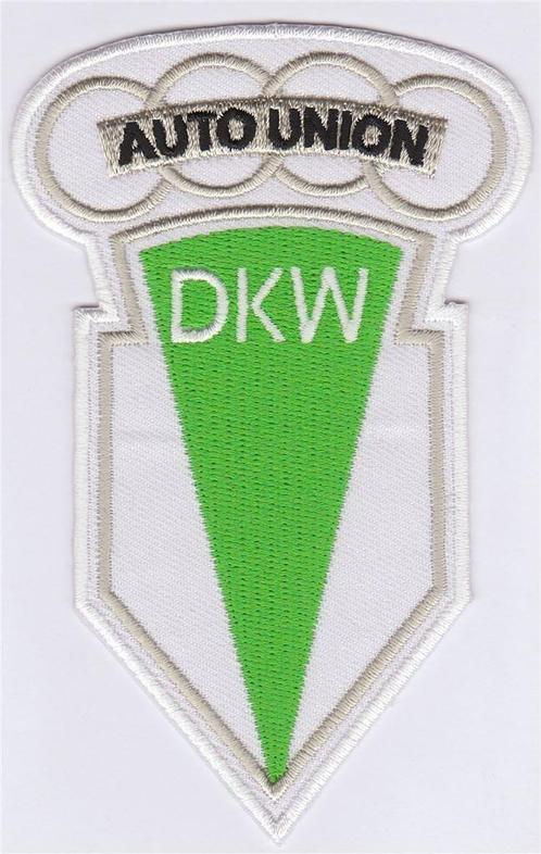 Auto Union DKW stoffen opstrijk patch embleem #1, Verzamelen, Automerken, Motoren en Formule 1, Nieuw, Verzenden