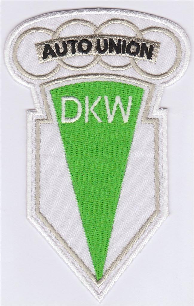 Auto Union DKW stoffen opstrijk patch embleem #1, Verzamelen, Automerken, Motoren en Formule 1, Nieuw, Verzenden