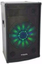 Ibiza X-LED12 Speaker met RGB Led 2188-B, Audio, Tv en Foto, Luidsprekerboxen, Ophalen of Verzenden, Nieuw