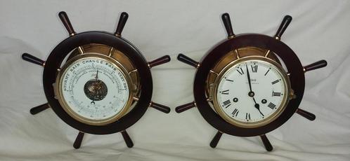 Horloge de navire et baromètre/thermomètre Schatz, Antiquités & Art, Antiquités | Horloges, Enlèvement ou Envoi