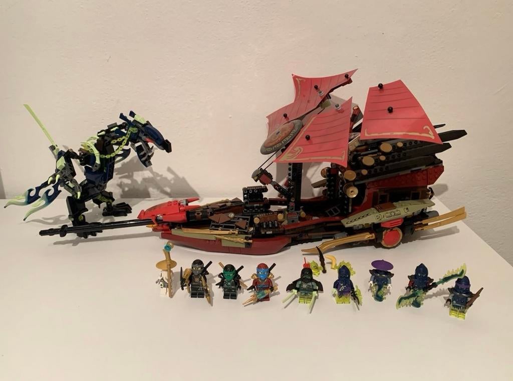 Lego Ninjago 70738: Last Flight of Destiny's Bounty, Kinderen en Baby's, Speelgoed | Duplo en Lego, Zo goed als nieuw, Lego, Complete set