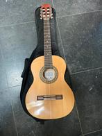 Santos y Mayor 3-4 Gitaar en Gitaarhoes, Muziek en Instrumenten, Snaarinstrumenten | Gitaren | Akoestisch, Ophalen, Zo goed als nieuw
