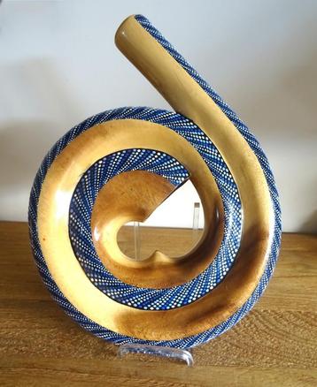 Spiral Didgeridoo handgemaakt blaasinstrument beschikbaar voor biedingen