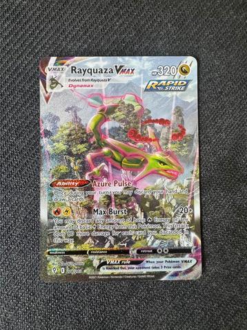 Rayquaza VMAX – Alternate Art – Evolving Skies 218/203, Enlèvement ou Envoi, Comme neuf, Cartes en vrac