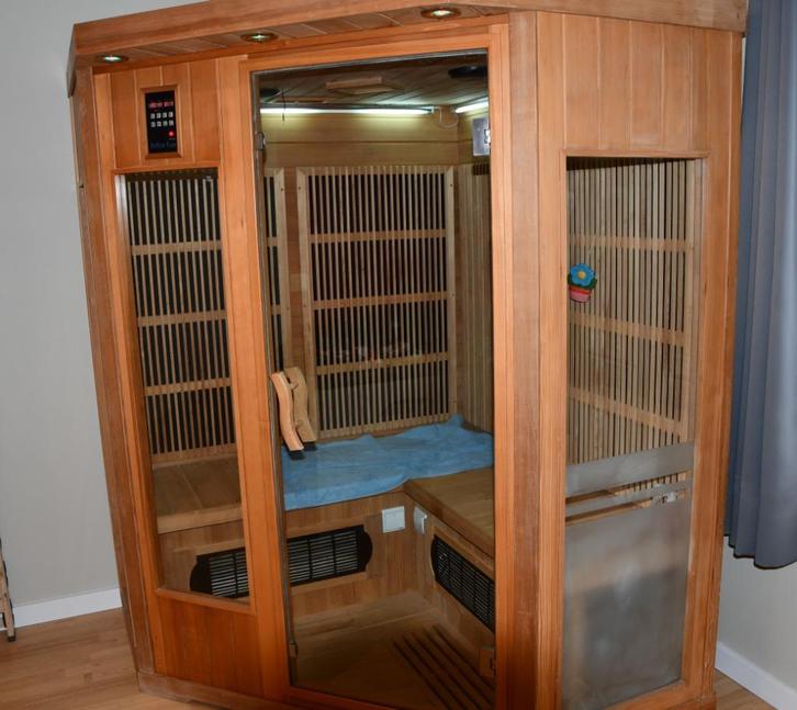 sauna, Sport en Fitness, Sauna, Gebruikt, Complete sauna, Infrarood, Ophalen