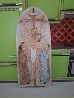 Tegel kruising Jezus, Antiek en Kunst, Antiek | Religieuze voorwerpen, Ophalen of Verzenden