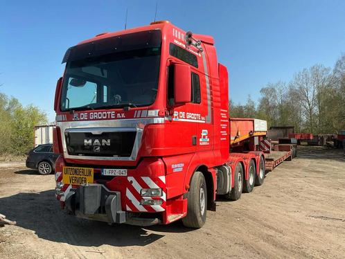 2006 MAN Trekker met dieplader FAYMONVILLE, Auto's, Vrachtwagens, Bedrijf, MAN, Diesel