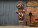 Historische Balinese tijger rood XXL - handgemaakt van hout, Ophalen of Verzenden