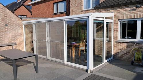 veranda in alu (wit), Tuin en Terras, Overkappingen, Zo goed als nieuw, Veranda, Ophalen
