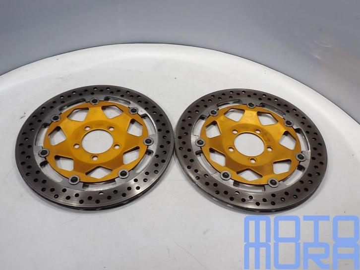 set voorremschijven voor Kawasaki Z1000 2003 - 2006 & ZX12R, Motoren, Onderdelen | Kawasaki, Gebruikt, Ophalen of Verzenden