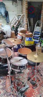 Drumstel + cymbalen, Muziek en Instrumenten, Ophalen, Gebruikt, Overige merken