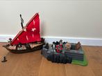 Playmobil bateau et isle pirate fantome, Utilisé