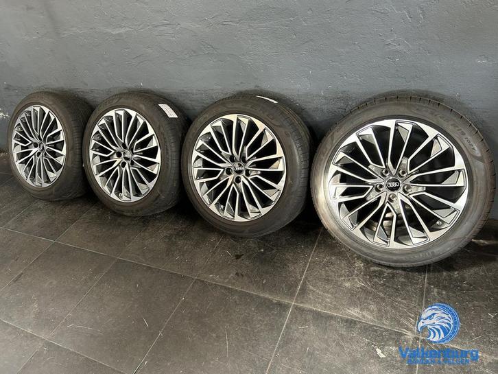 6-7mm! Originele Audi A6 S6 C8 4K S-Line 19 inch velgen 5x11, Auto-onderdelen, Banden en Velgen, Banden en Velgen, Zomerbanden