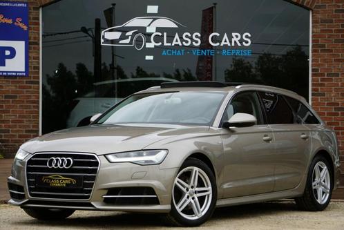 Audi A6 2.0 TDi S-LINE EXT/toit-pano/radar/LED/6B, Auto's, Audi, Bedrijf, A6, Diesel, Euro 6, Break, 5 deurs, Automaat, Beige