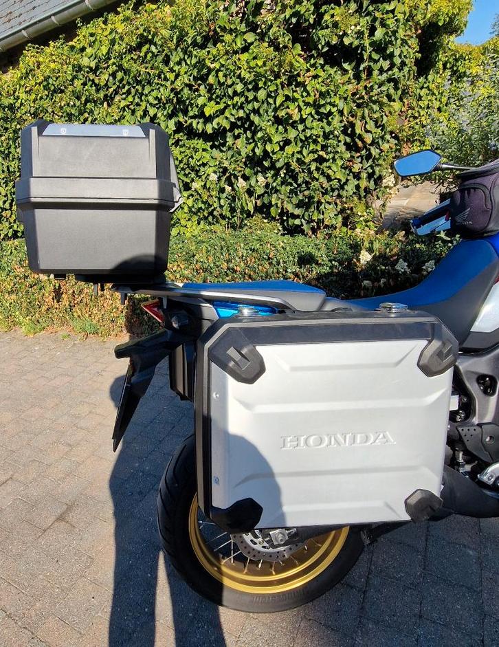 Valises + Top Case Honda Africa Twin 2018/2019 + sacs intéri, Motos, Accessoires | Valises & Sacs, Comme neuf, Enlèvement