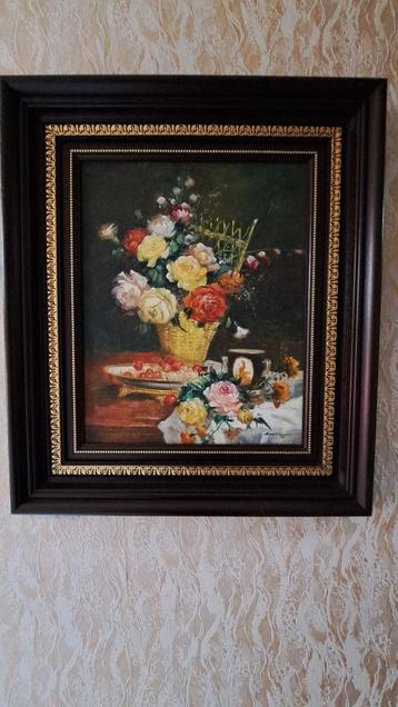 Schilderij stilleven met bloemen beschikbaar voor biedingen