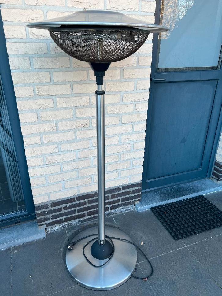 Elektrische terrasverwarmer / patio heater (staand), Tuin en Terras, Terrasverwarmers, Gebruikt, Elektrisch, Vloer, Ophalen