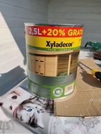 Xyladecor houtbeits tuinhuis 3 liter kleurloos mat, Gebruikt, Overige kleuren, Beits, Ophalen of Verzenden