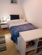 Set Ikea 1 persoonsbed nachttafel en opbergkast, Huis en Inrichting, Slaapkamer | Bedden, Ophalen, Gebruikt, Eenpersoons, Wit