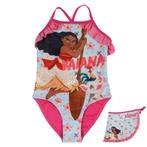 Vaiana Badpak met Sarong - Disney - 98/104 -110/116 -122/128, Kinderen en Baby's, Kinderkleding | Kinder-zwemkleding, Disney, Badpak