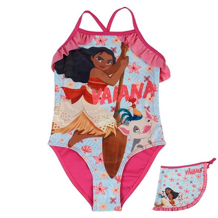 Vaiana Badpak met Sarong - Disney - 98/104 -110/116 -122/128, Kinderen en Baby's, Kinderkleding | Kinder-zwemkleding, Nieuw, Badpak