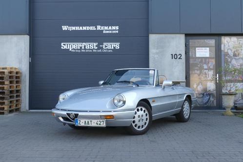 1992 Alfa Romeo Spider Series 4, Auto's, Alfa Romeo, Bedrijf, Te koop, Spider, Benzine, Cabriolet, Handgeschakeld, Zilver of Grijs