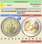 2€ commémorative Vatican 2013, Ophalen, Vaticaanstad, Setje