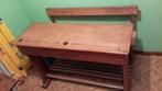 Ancien banc d'école. Dimensions.Voir description et photos, Ophalen