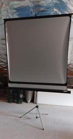 ModernPlastic vintage projectiescherm - film of dia's, Audio, Tv en Foto, Ophalen