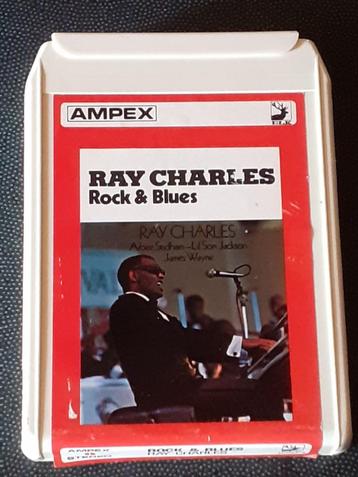 Cassette 8-Track Ray Charles. Rock & Blues.  disponible aux enchères