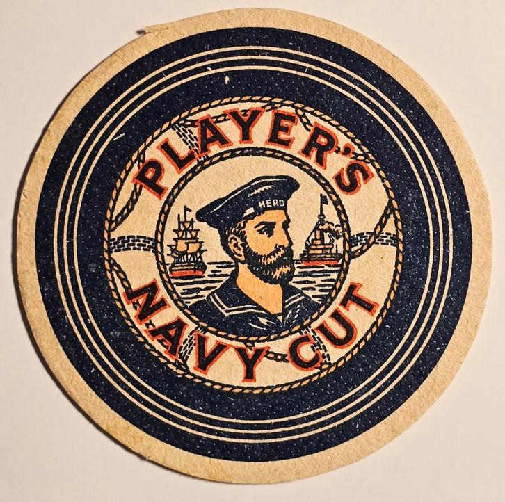 Navy Cut Bierviltje Bierdeckel Coaster, Verzamelen, Biermerken, Viltje(s), Ophalen of Verzenden
