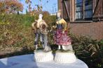 couple de  grande statue faience capodimonte, Antiek en Kunst, Antiek | Keramiek en Aardewerk, Ophalen of Verzenden