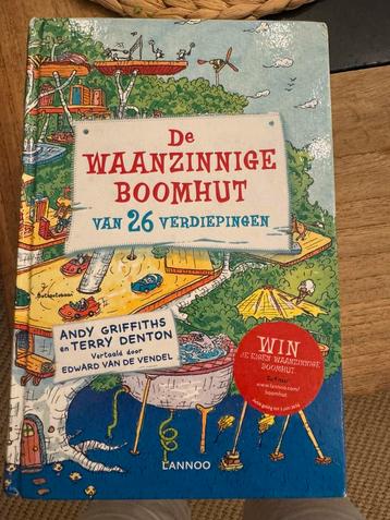 Boeken voor kinderen/jeugd: de waanzinnige boomhut beschikbaar voor biedingen
